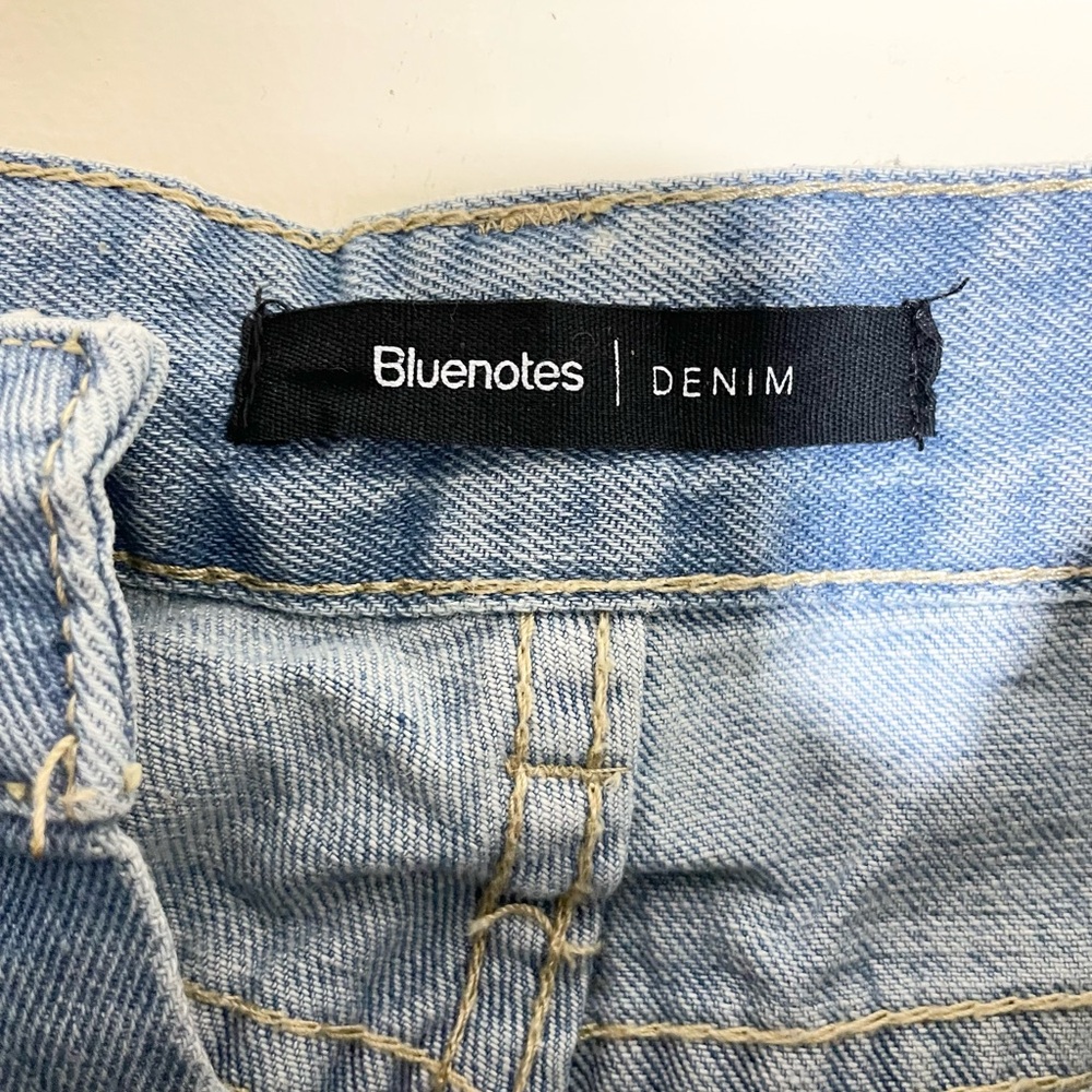 Sz 27 women mom Jean high rise Classic Blue Denim Jeans cotton NWT - Picture 6 of 12